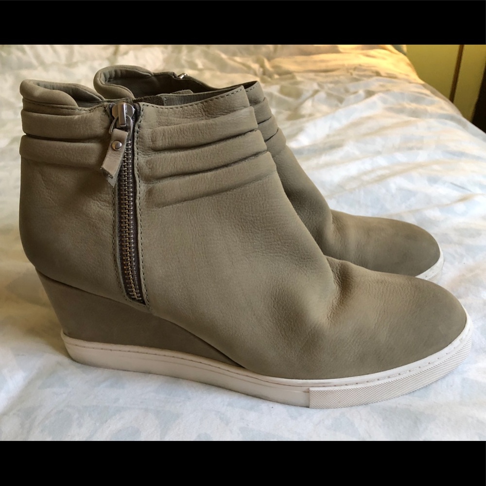 Linea Paolo High Top Wedge Sneaker
